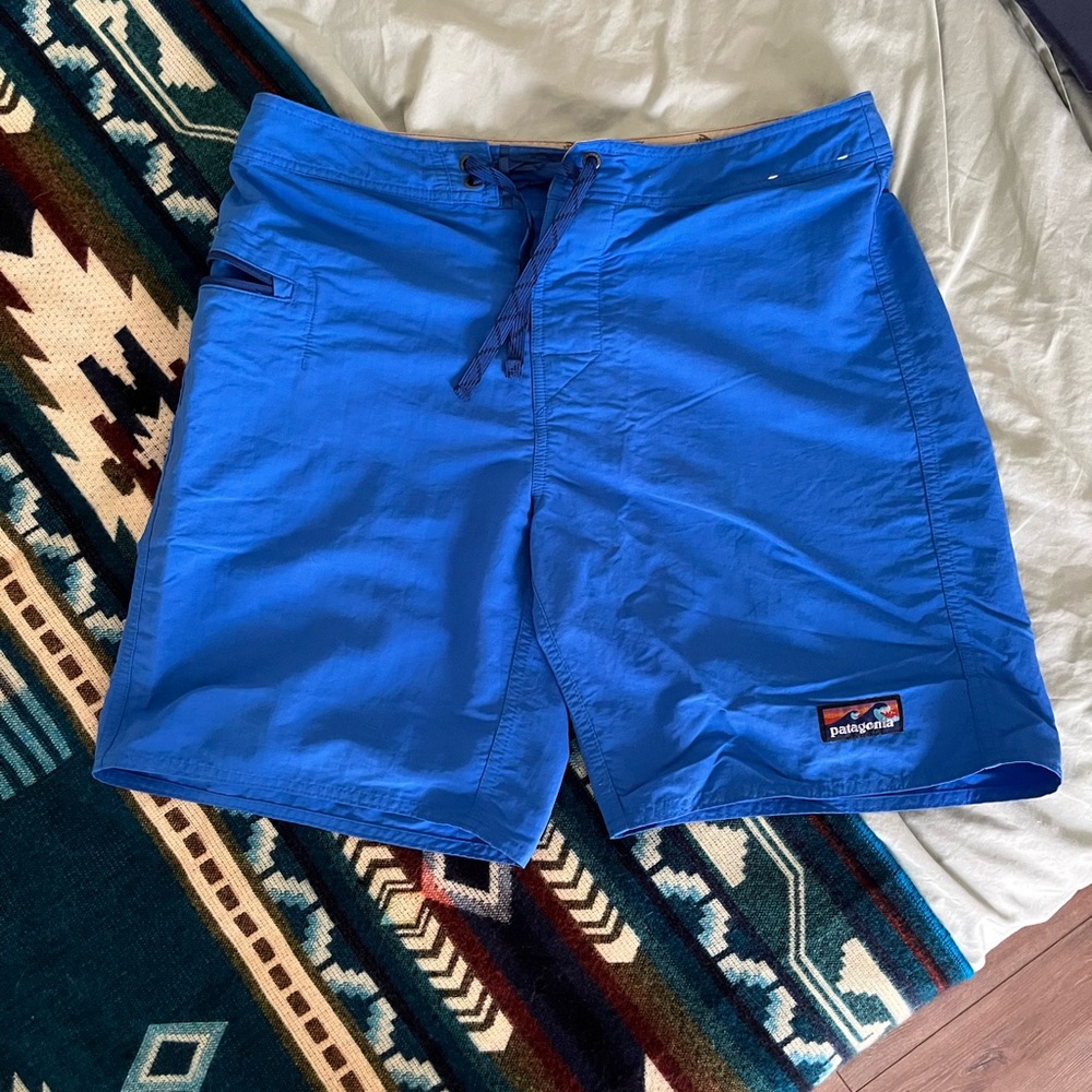 Patagonia Boardshorts Bathing Suit (32W Blue)
